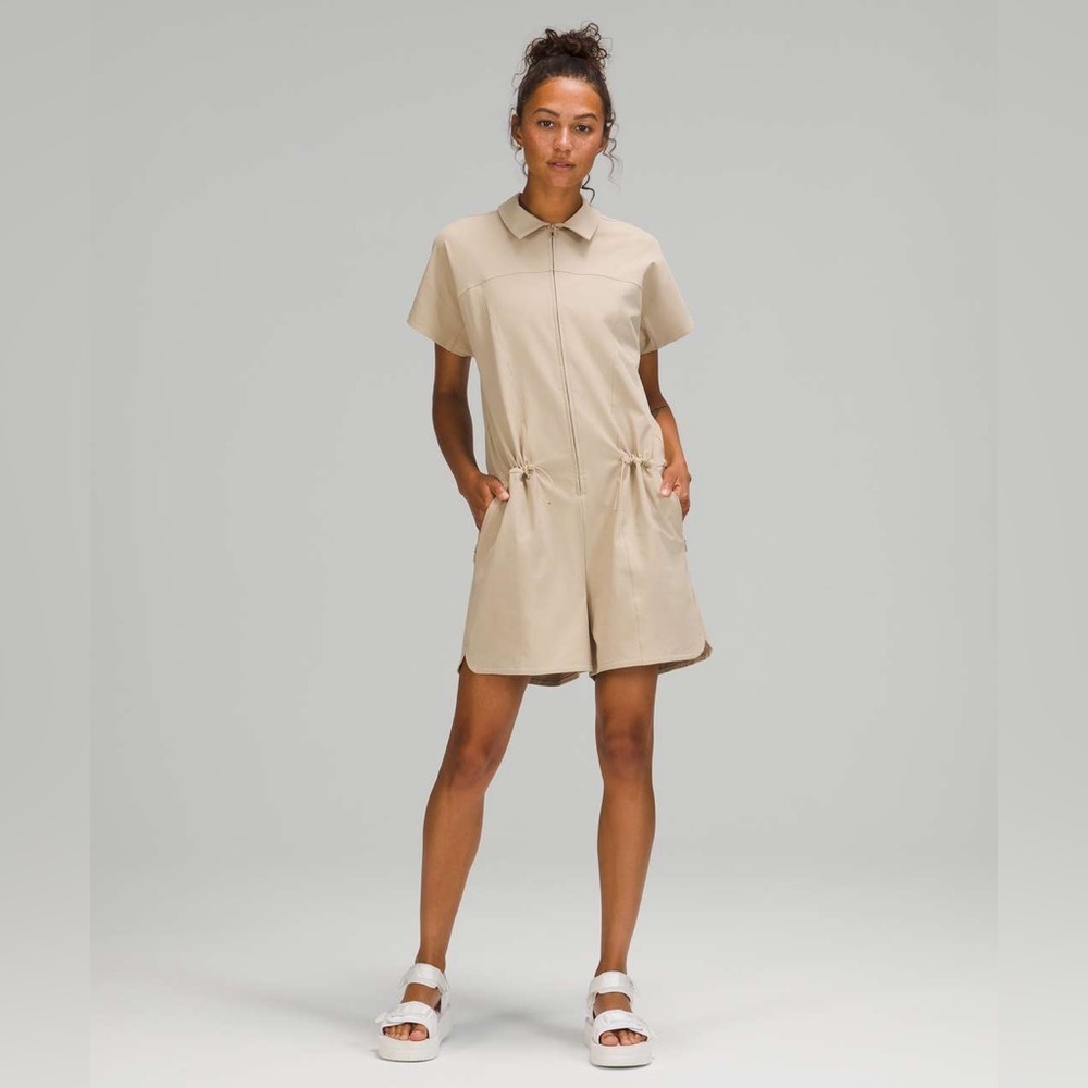 Lululemon Stretch Rib Pocketed Romper in trench